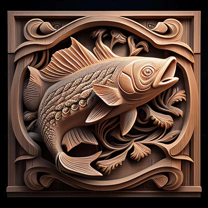 3D model Lalius fish (STL)